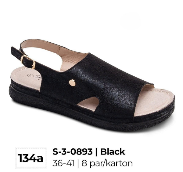 Sandały płaskie damskie Roz 36-41 / 8 par